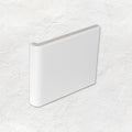 External Half Tile Wrapping Piece Brilliant White 90x76mm