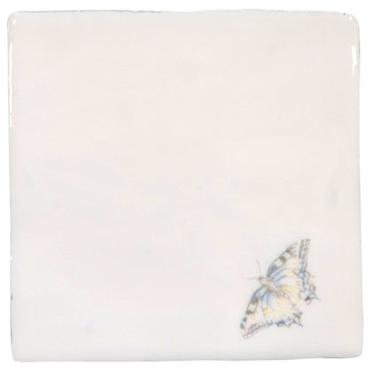 Indigo Swallowtail Pastel on Cotton
