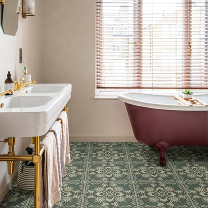 Indirah Porcelain Emerald 20 x 20cm