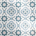 Infusion nazare patterned tile featuring blue and white ceramic floor tiles with intricate floral and geometric designs