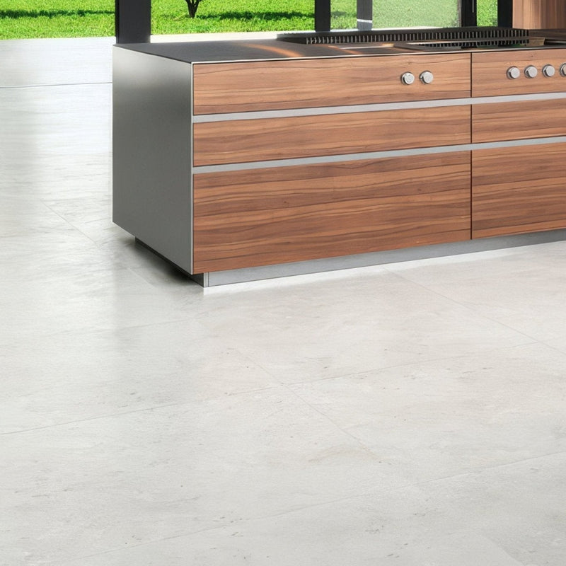 Islington Porcelain White Textured 90 x 90cm