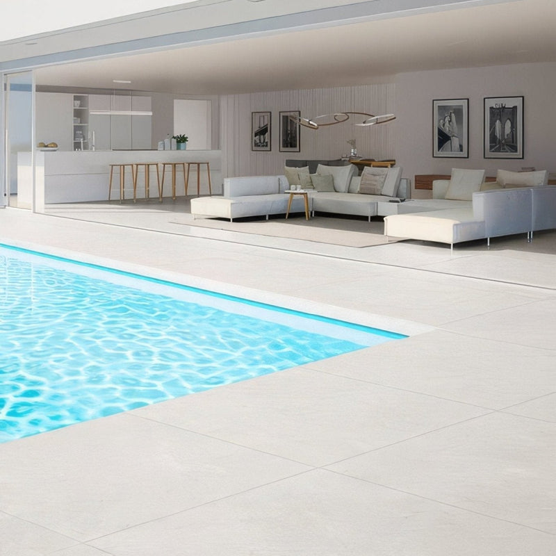 Islington Porcelain White Textured 60 x 60cm