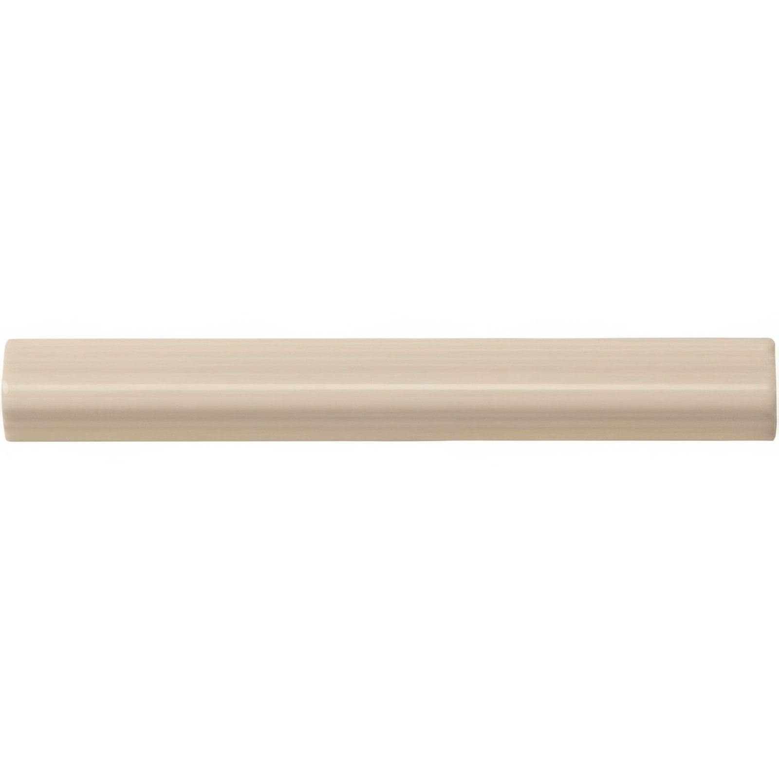 Beige ceramic ivory astragal moulding baseboard with smooth glossy finish for decorative wall trim