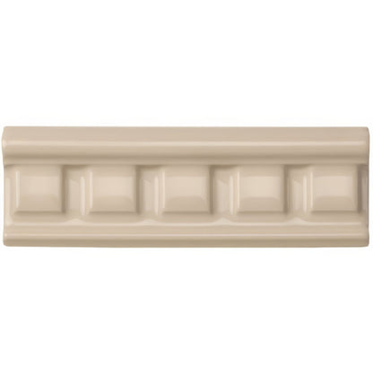 Ivory Dentil Moulding Ceramic Wall Tile 152x50mm