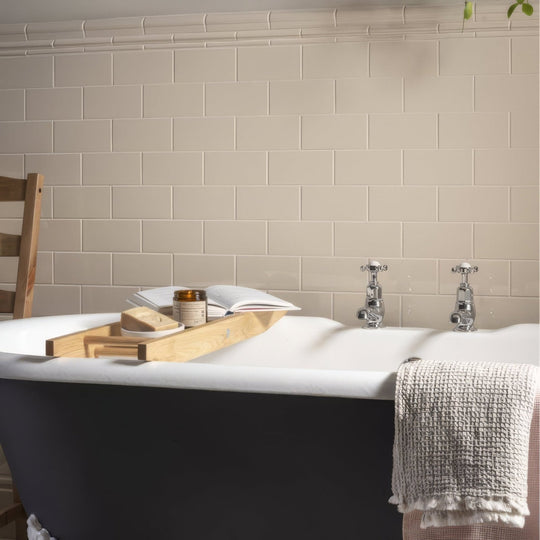Ivory Half Tile