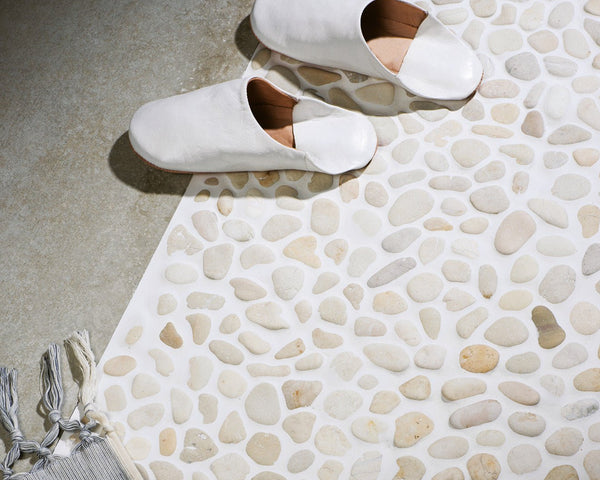 Ivory Samoa Pebble Mosaics
