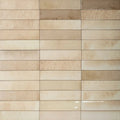 Beige rectangular ixworth ivory brick tiles with subtle tone and texture variations in a neat grid pattern
