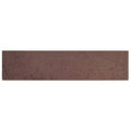 A rectangular brown ixworth mulberry brick tile with a speckled matte finish made of ceramic