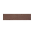 A rectangular brown ixworth mulberry brick tile made of ceramic with a matte finish and subtle speckled texture