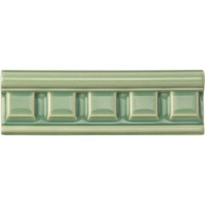 Jade Breeze Dentil Moulding Ceramic Wall Tile 152x50mm