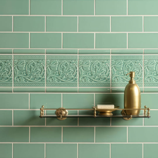 Jade Breeze Half Tile 152x76mm