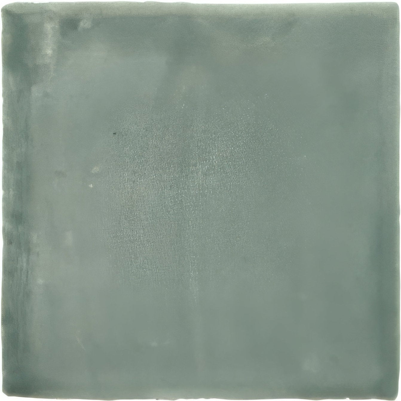 Jaipur Dartmouth green square glazed ceramic tile in matte finish with subtle texture and minor imperfections
