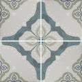 Jaipur Deesar patterned tile ceramic tile with blue and gray vintage ornate design for decorative use