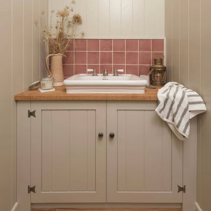 Jaipur Pompeiian Red Square Glazed Tile