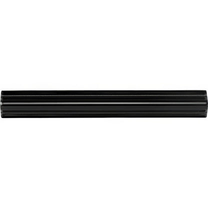 Jet Black Astragal Moulding Ceramic Wall Tile 152x21mm