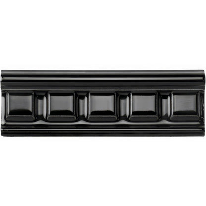 Jet Black Dentil Moulding