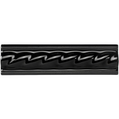 Jet Black Rope Moulding