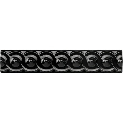 Jet Black Scroll Moulding