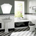 Jet Black Skirting Tile in a bathroom setting (3)