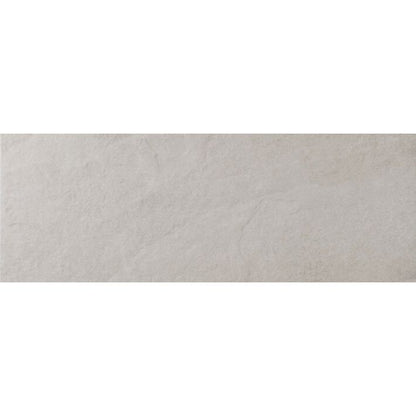 Beige rectangular kairos gris ceramic wall tile with a subtle textured surface measuring 25 x 70cm