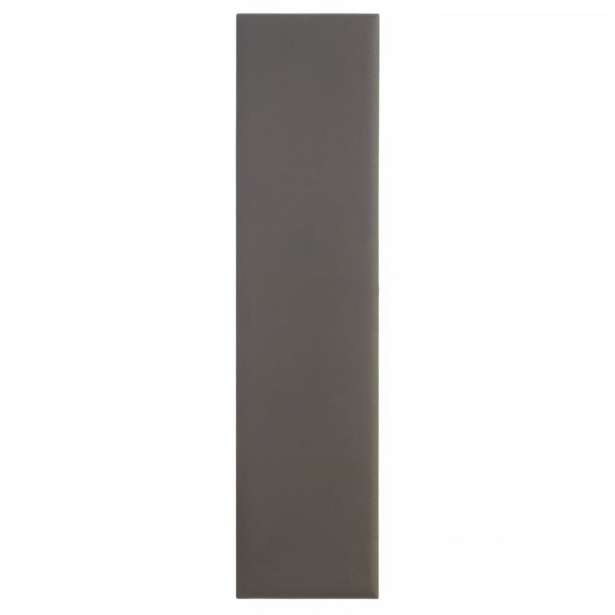 A sleek matte finished dark gray rectangular tile with smooth surface and subtle vertical edges from Kelly Hoppen Perfect Neutrals Black