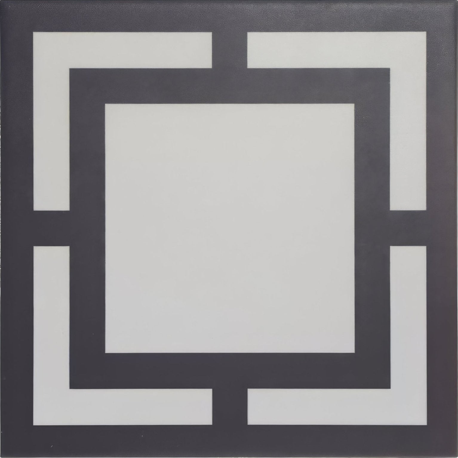 Black and white geometric tile with bold modern square pattern from kelly hoppen signature collection