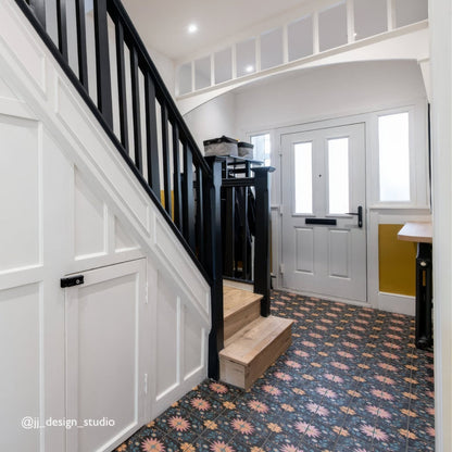 Kelmscott Blackwell Patterned Tile