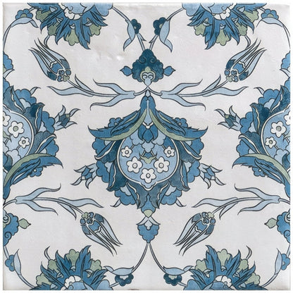 Kelmscott Standen Blue Patterned Tile