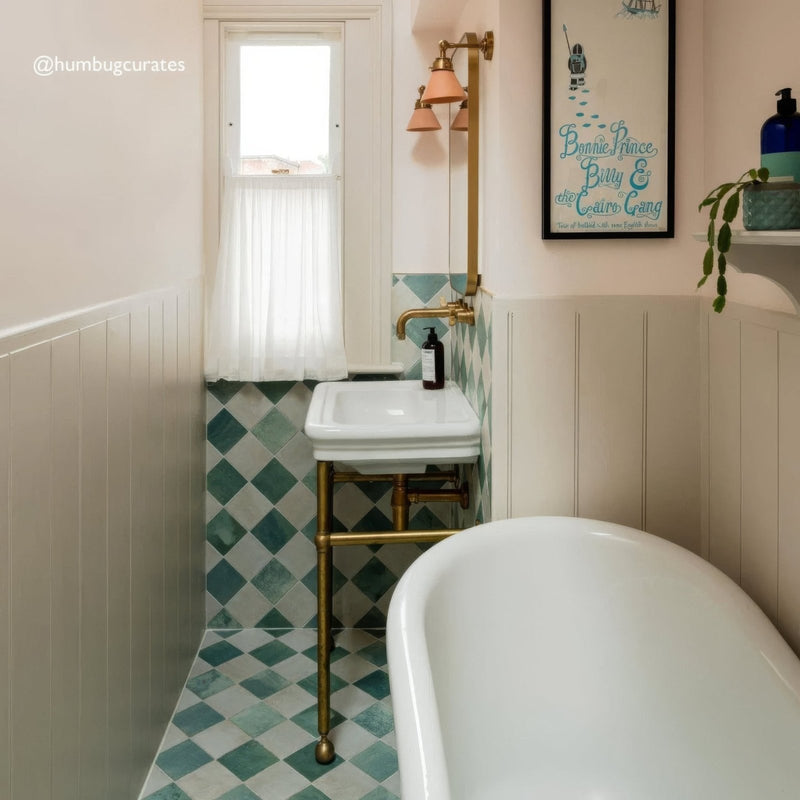 Kelmscott White Tile