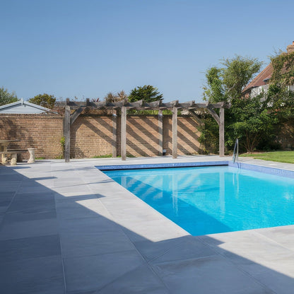 Kimmeridge Limestone Paving Etched Finish