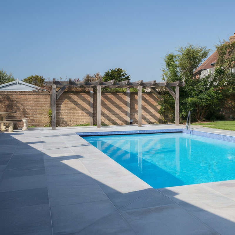 Kimmeridge Limestone Paving Etched Finish