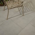 Kimmeridge Limestone Paving Etched Finish grey limestone paving patio