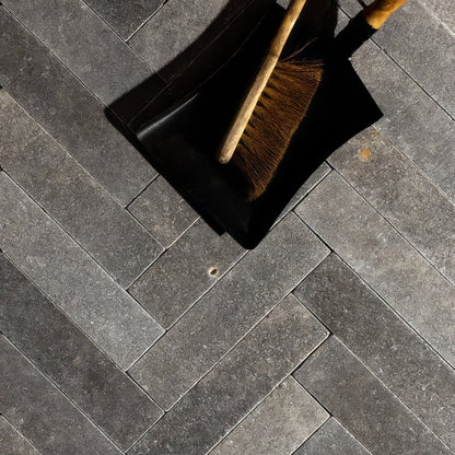 Kimmeridge Limestone Tumbled & Etched Parquet