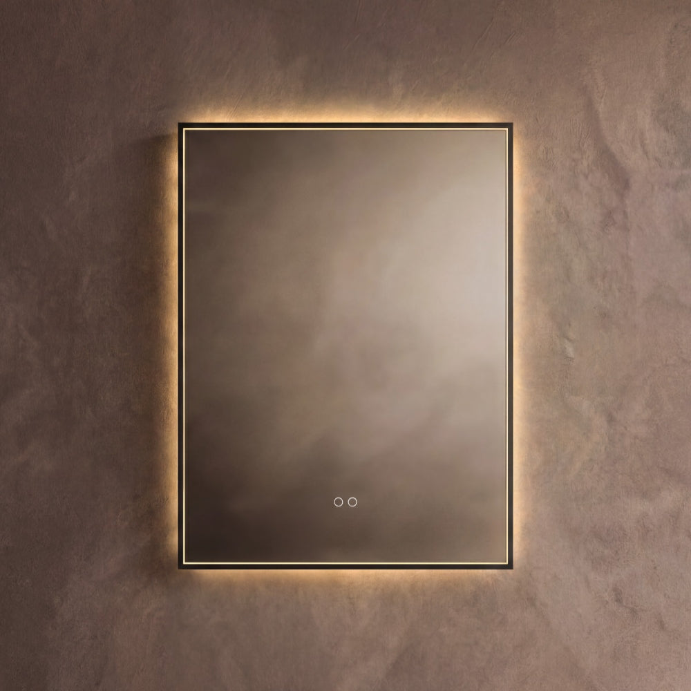 Kingsley Rectangular Mirror 60x80cm in Black - Origins Living, view 3