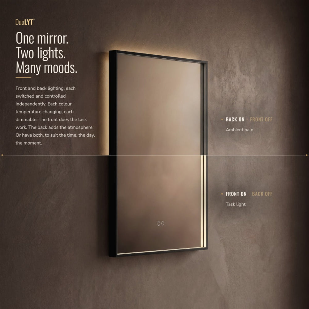 Kingsley Rectangular Mirror 60x80cm in Black - Origins Living, view 9