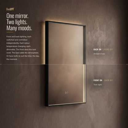 Kingsley Rectangular Mirror 60x80cm in Black - Origins Living, view 9