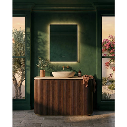 Kingsley Rectangular Mirror 60x80cm in Black - Origins Living