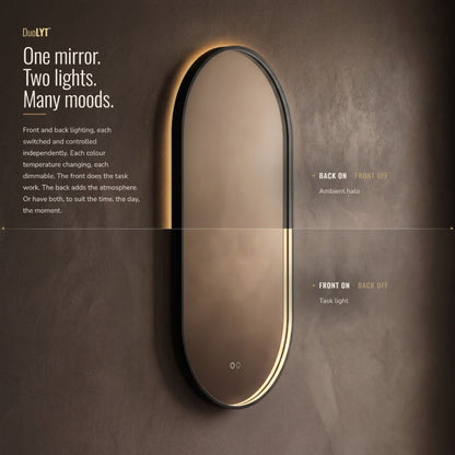 Kingsley Capsule Mirror 50x100cm in Black - Origins Living, view 10