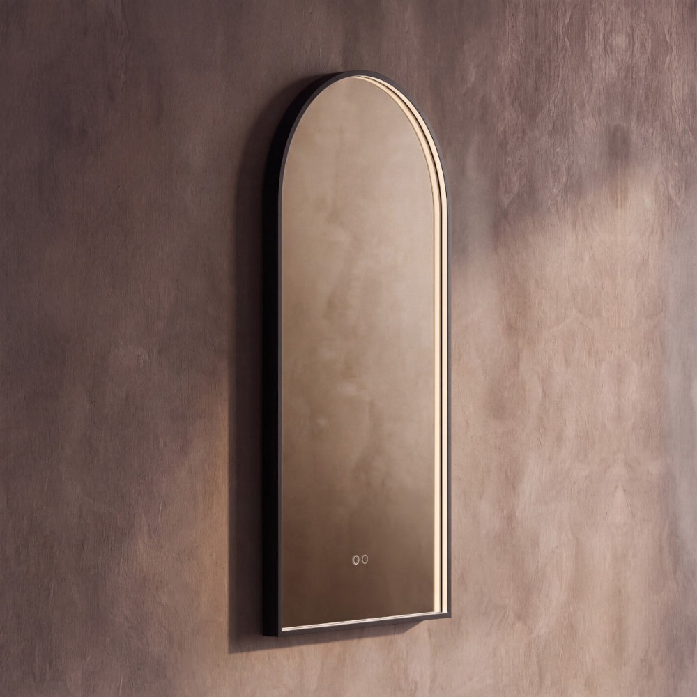 Kingsley Arch Mirror 50x100cm in Black - Origins Living, view 5