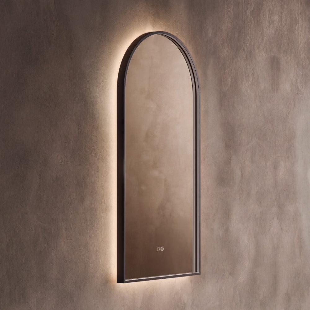 Kingsley Arch Mirror 50x100cm in Black - Origins Living, view 6