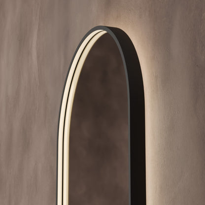 Kingsley Arch Mirror 50x100cm in Black - Origins Living, view 7