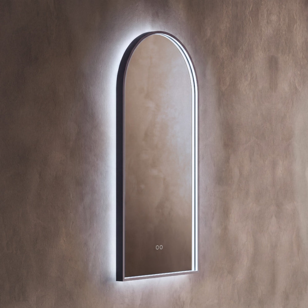 Kingsley Arch Mirror 50x100cm in Black - Origins Living, view 8