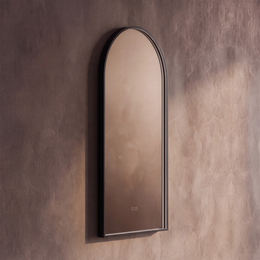 Kingsley Arch Mirror 50x100cm in Black - Origins Living, view 9