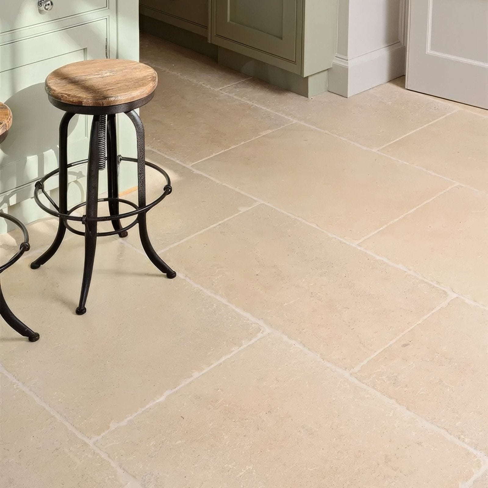 Beige lacock limestone heritage finish stone tiles with natural texture and subtle veining
