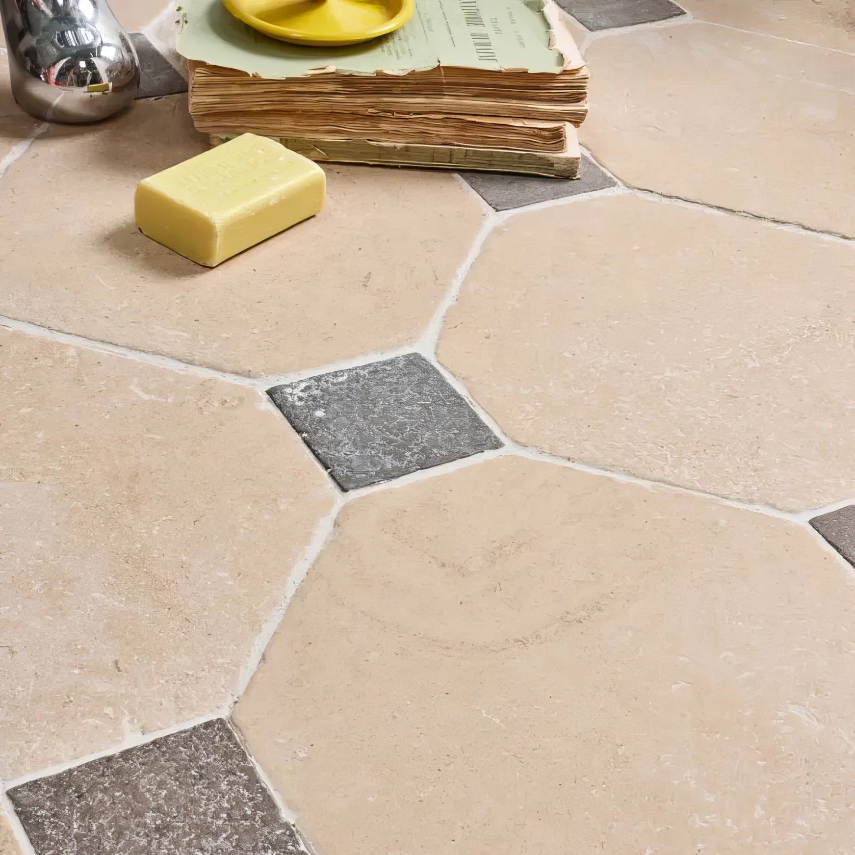 Lacock Limestone Heritage Finish Octagon & Cabochons