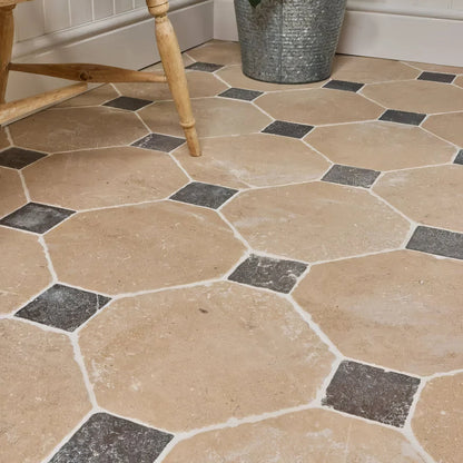Lacock Limestone Heritage Finish Octagon & Cabochons