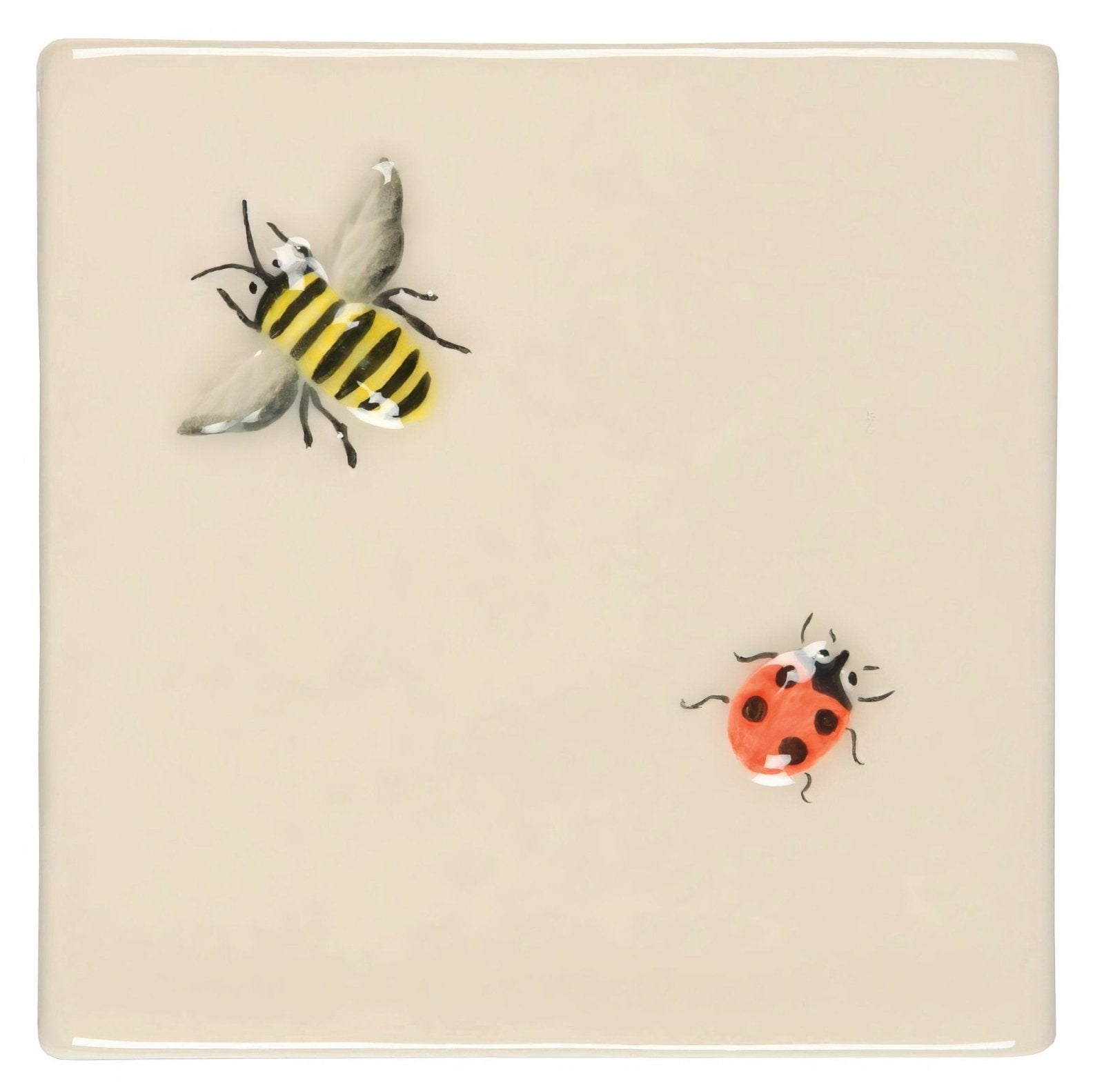 Ladybird & Bee On Off White