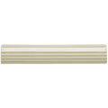 Cream-colored ceramic tile lavenham bundled reed with ribbed textured surface for decorative wall use