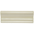 Lavenham Hampton cream-colored ceramic crown molding with glossy finish and three horizontal grooves