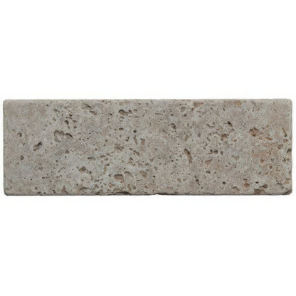 Levantine Ivory Unfilled & Tumbled Travertine 305 x 100mm